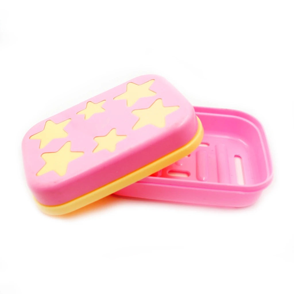 Star-shaped soap case holder, self-design for bathroom decor. Star-shaped soap case holder, self-design for bathroom decor.
